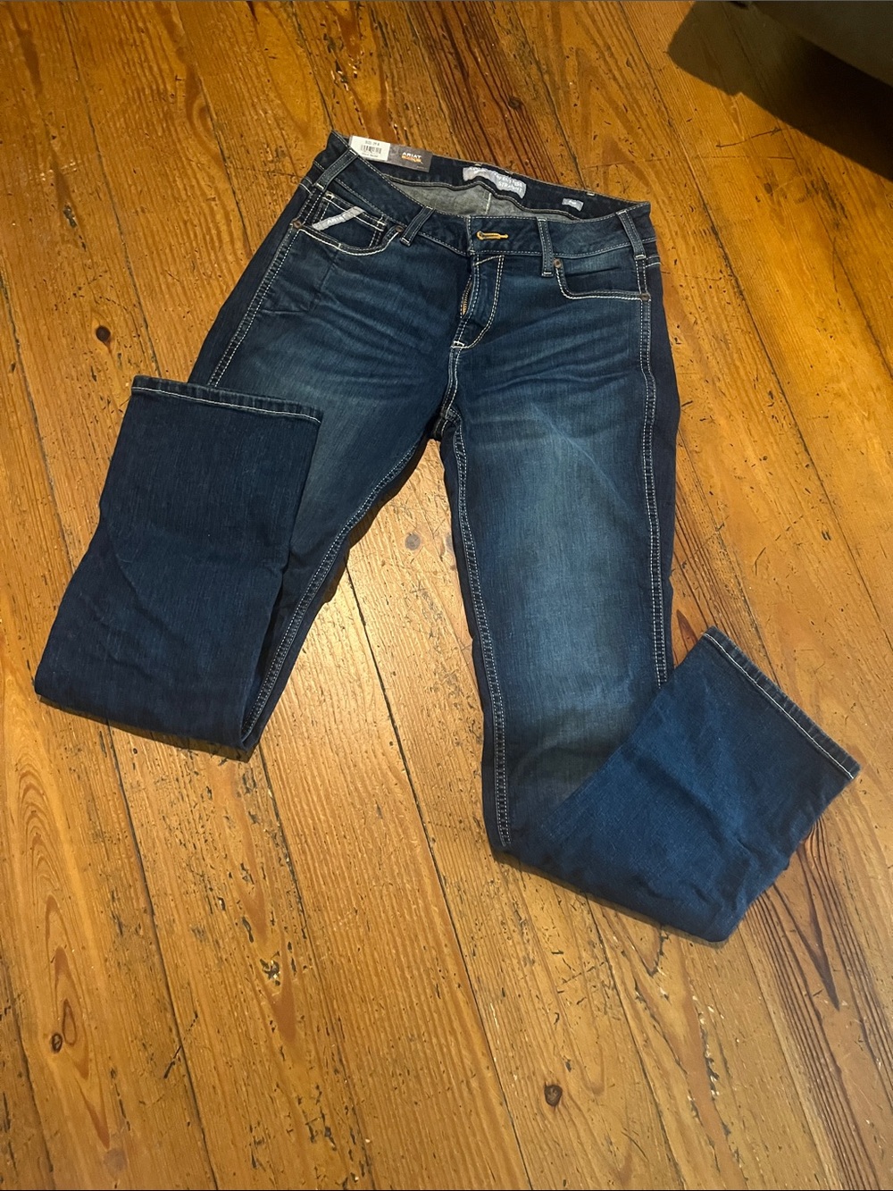 Ariat Women's Straight Leg Dark Blue Jeans